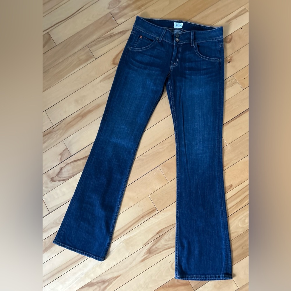 Hudson Jeans Dark Blue Flare Denim